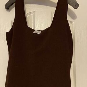 Women’s George Brown Large 12/14 tank top Rayon/Nylon blend
